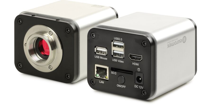 Caméra Ultra HD/4K, capteur CMOS 4K 1/1,8", 8,3 MP, 2160p (3840 x