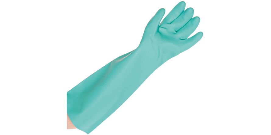 Hygostar gant nitrile PROFESSIONAL, vert, taille XL, 46cm, hypoallergénique