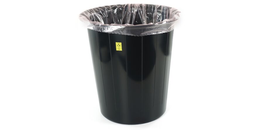 ESD waste bin, round, 14 litres