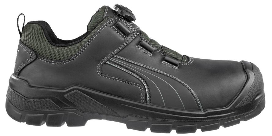 Safety shoes S3, PUMA SAFETY, CASCADES DISC LOW, black