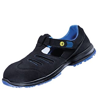ESD Sandale GX 350 black 2.0, S1, Sportline, Damen, schwarz/royal blau