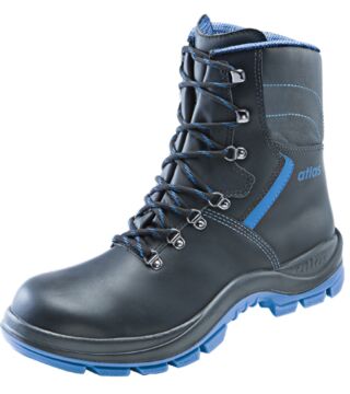 ESD boot Big Size 840, S3, smooth leather, unisex, black/royal blue