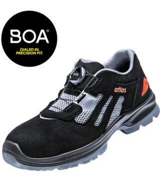 ESD low shoe FLASH 3200 BOA, S1, Sportline, unisex, black/grey