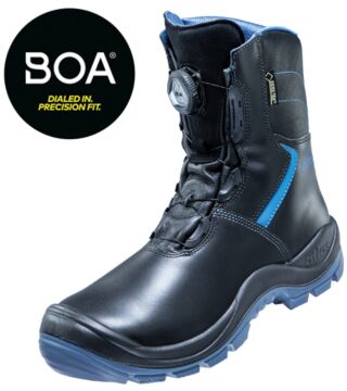 Boots GTX 983 XP BOA, S3, smooth leather, unisex, black/royal blue