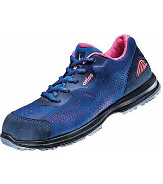 ESD Halbschuh GX 105 2.0, S1P, Mesh, Damen, royal blau/neon-pink