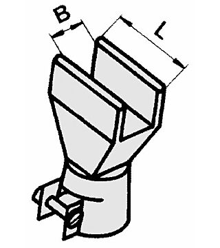 Heißluftdüse 12,2 x 0,5 mm / 2fach