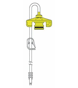 Standard-Bajonett-Adapter für Kartuschen, Optimum® Serie, gelb, div. Größen