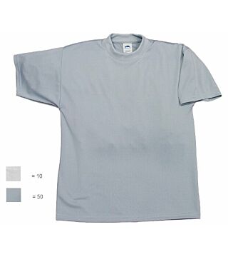 T-shirt pour salles blanches HABETEX® Micronknit, taille L, gris argenté